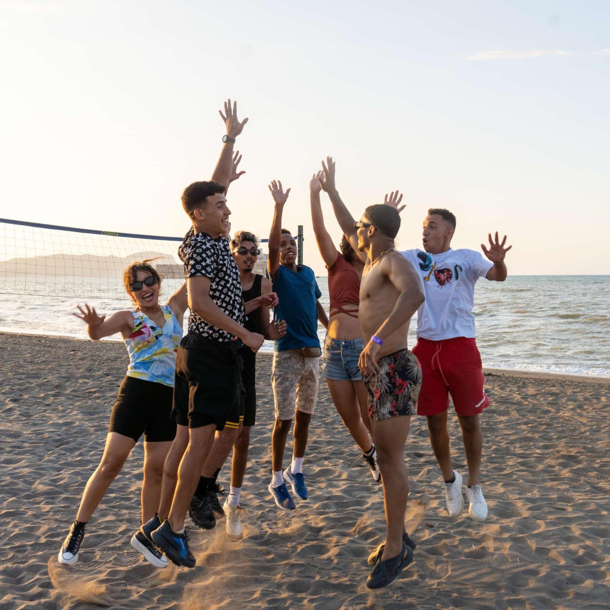 Radisson Blu Resort Аль-Хосейма Екстер'єр фото Beach volleyball in Varvarovski, Ohrid