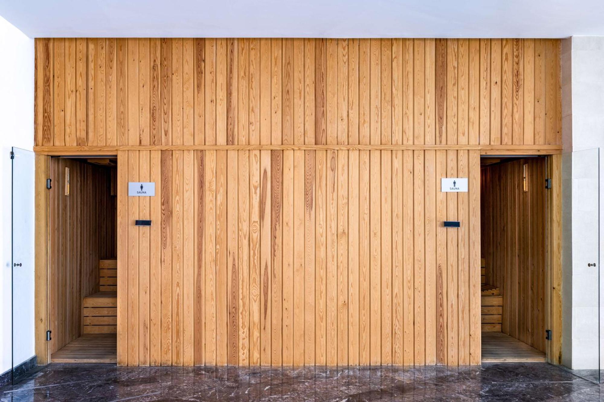 Radisson Blu Resort Аль-Хосейма Екстер'єр фото A modern Finnish sauna